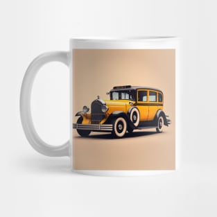 Art Deco Style Taxis Mug